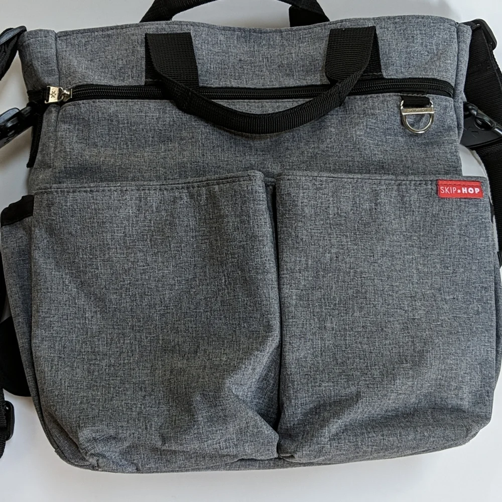 Skip Hop, messenger diaper bag.